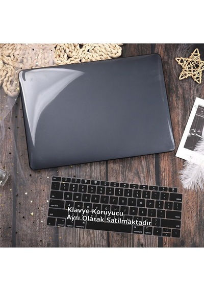 Macbook Air 15.3 İnç Kılıf A2941 M2 A3114 M3 A3241 M4 A3448 M5 Uyumlu Kristal Parlak Hard Case Şeffaf Tpu Sert Kapak İnce Hafif Çizik Darbe Koruyucu Siyah Belirtilmemiş