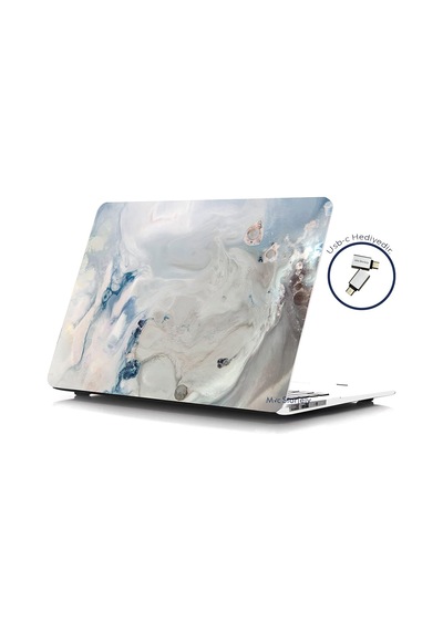 Macbook Pro 13 Mermer Desenli Kılıf A1706 A1708 A1989 A2159 A2251 A2289 A2338 M1 M2 Uyumlu Baskılı Sert Kılıf İnce Hafif Koruyucu Kapak R-39 Belirtilmemiş