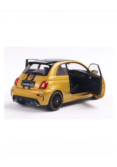 Solido 1:18 Ölçek 2024 Fiat F595 Abarth Sarı Renk Model Araba
