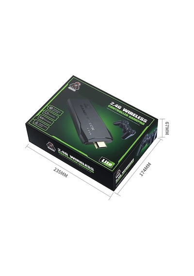 Zhltools Arcade 4khd Retro Game Stick 90 Lı Yıllar i Makinası Oyun Konsolu 3885 Oyunlu Konsol
