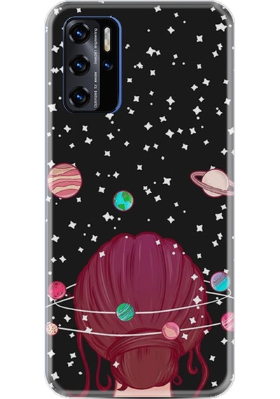 Reeder P13 Blue 2021 Kılıf Boyun Askılı Space Woman 13Mate10Lite