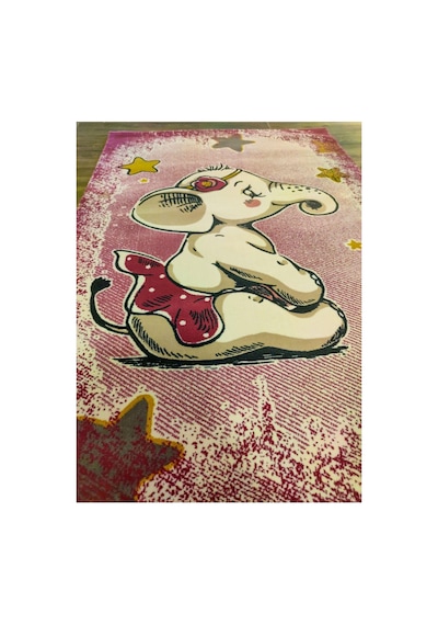 Hello Kids Kd27a Pembe-kahve-krem Halı