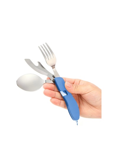 Orcamp Çatal&kaşık&bıçak Kamp Seti Mavi Out-1350 Mavi