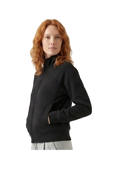 Sportive Kaia Full-zip Kadın Siyah Günlük Stil Eşofman Üstü 26yk0001-syh