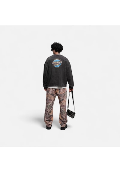 Kahverengi Baggy Jeans Pantolon Kahverengi