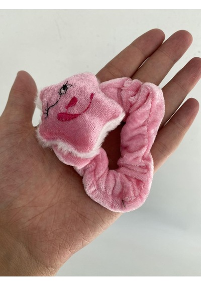 Peluş Lastik Saç Tokası 1300 Adet Çok Renkli