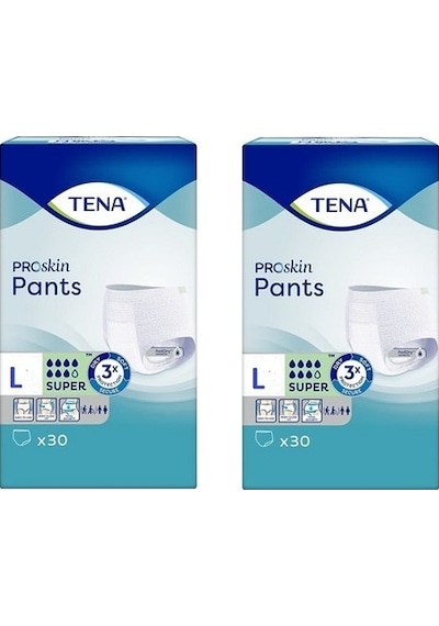 Tena Proskin Pants Süper Emici Külot Hasta Bezi L 2 x 30'lu