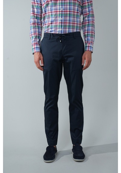 Bisse Erkek Lacivert Pamuklu Comfort Lastikli Bağcıklı Spor Pantolon Pns25y25102 D39 Lacivert