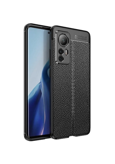 Xiaomi Mi 12 Kılıf Deri Görünümlü Renk Atmayan Dayanaklı Silikon Kapak Niss