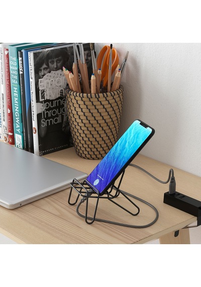 Krubbet Telefon/tablet Standı, Siyah