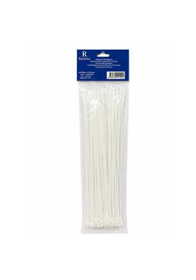 Rastona Kablo Bağı 3,6x200 Mm 5 Paket Siyah - Beyaz Karışık Renk