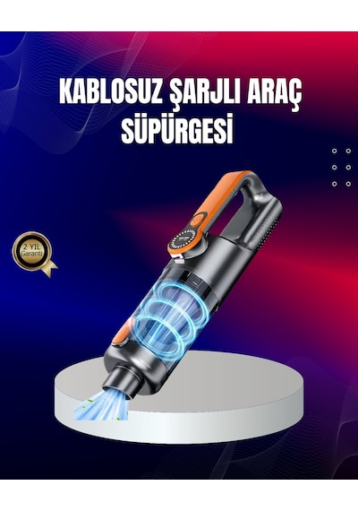 Northcity Taşınabilir Şarjlı El Süpürgesi: 5 Başlıklı Kablosuz Güç Ve Numaratör