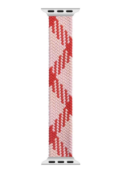 Wiwu Apple Uyumlu  Watch 42mm Wiwu Braided Solo Loop Contrast Color Large Saat Kordon Kayış Bileklik - ZORE - 216023