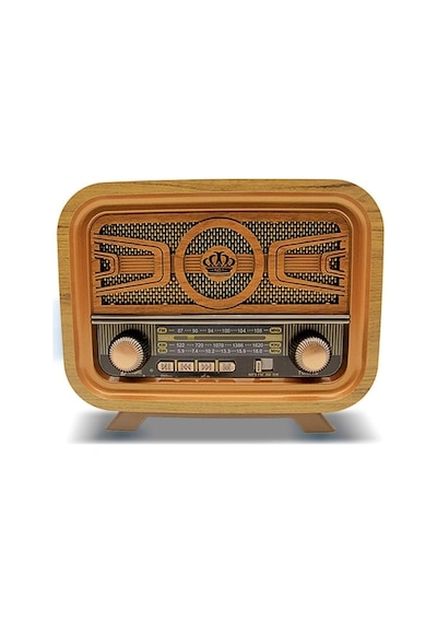 Crownwell Retro Bluetooth Radyo Ve Hoparlör Md-1301bt