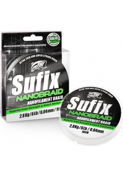 Sufix Nanobraid 0.08mm 100m İp Misina