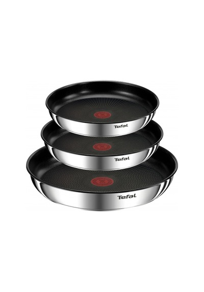 Tefal Ingenio Emotion 4 Parça Paslanmaz Çelik İstiflenebilir Yapışmaz İndüksiyon Tencere Seti L8974s45 Siyah