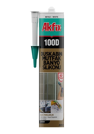 Sa061 Duşakabin Silikonu 310ml Şeffaf Akfix 100d
