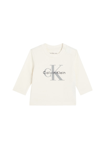 Calvin Klein Bebek Tişört Lv1cktja49 Krem