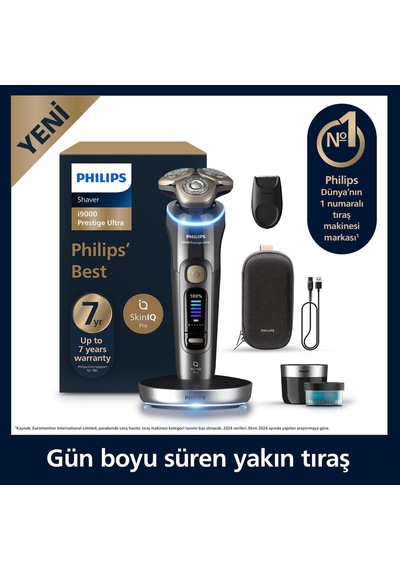 Philips I9000 Ultra Prestige Islak Ve Kuru Tıraş Makinesi, Skiniq