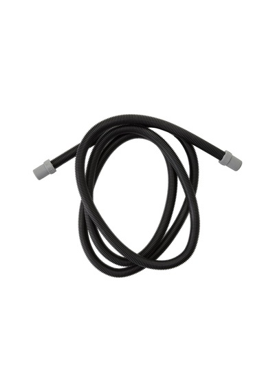 Fluval Oluklu Yedek Hortum 2,5 M, Çap 24/28 Mm Fluval Dış Filtre 104, 204, 105, 205, 106 Ve 206 İçin, Siyah/gri