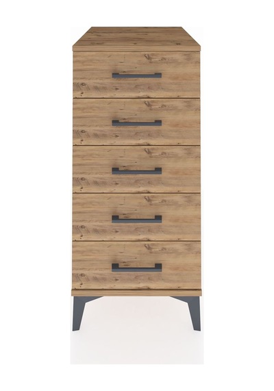 Kronos Komodin 5 Çekmeceli 44x59x96 Çam-çam Çam