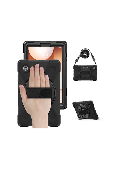 Samsung Galaxy Uyumlu Tab A11 Plus 11inç Defender Askılı Zırhlı Tank Case X230 X235 X236b Kılıf