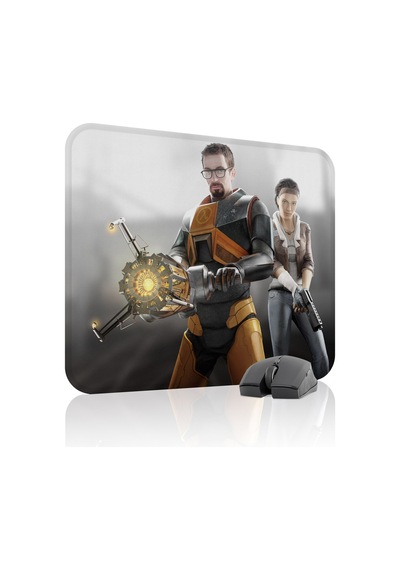 Half Life Kaymaz Dikişli Kauçuk Oyuncu Mousepad V1 - 48x40 Xl Gaming Mouse Pad Fare Altlığı
