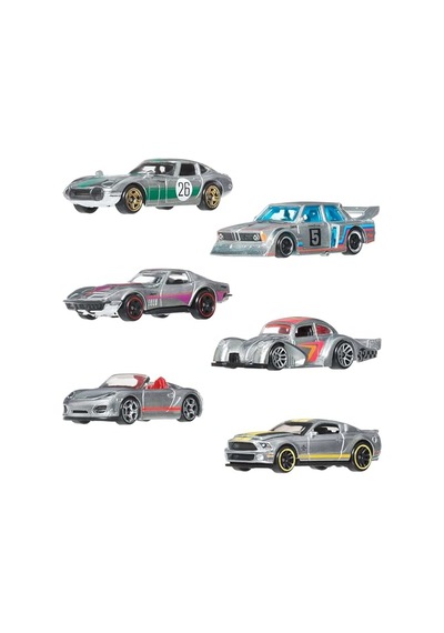 Hot Wheels Zamac Temalı Çoklu Arabalar, Jlb26