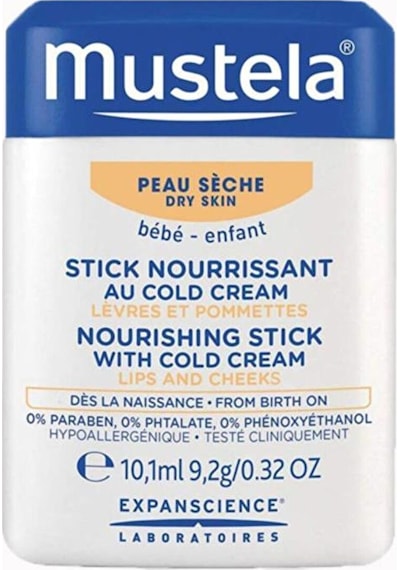 Mustela Cold Cream İçeren Besleyici Stick - 9.2 G