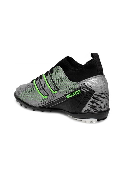 Walked 107-25 Çocuk Halı Saha Krampon Gümüş Siyah 31-35 Gümüş