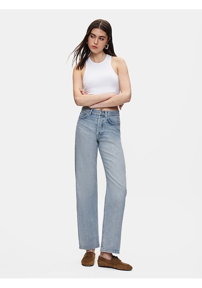 Ltb Vanetta Düz Paça Yüksek Bel Jean Pantolon 010095176316114 55910 Karışık Çok Renkli