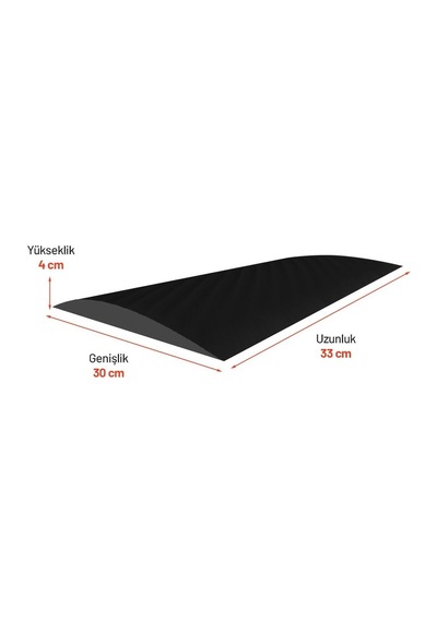 Oval Hız Kesici Gövde 30 33 4 Cm Yol Kasisi Ana Bileşeni-854