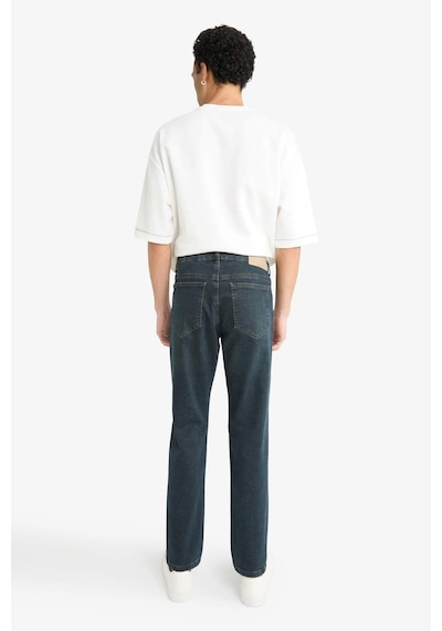 Defacto Pedro Slim Fit Dar Kalıp Normal Bel Dar Paça Jean Pantolon G1266ax25aunm83 İndigo