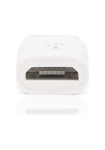 Dark USB3.1 TypeC Erkek Micro USB2.0 Dişi Dönüştürücü Beyaz