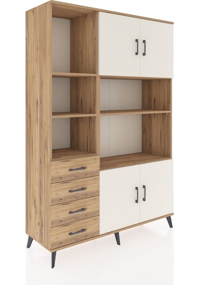 Hyperion Dolap 8 Raflı 4 Çekmeceli 4 Kapaklı 132x44x195 Çam-aytaşı/çam Aytası/atlas Çam Hyperion Dolap 8 Raflı 4 Çekmeceli 4 Kapaklı 132x44x195 Çam-aytaşı/çam Aytası/atlas Çam