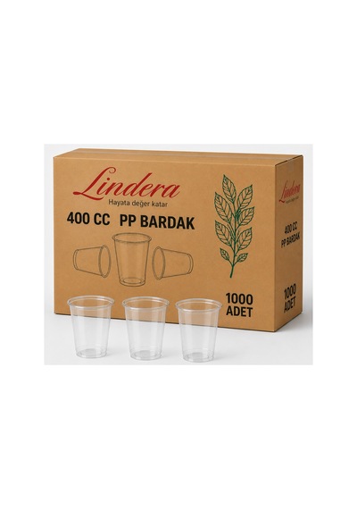 400 Cc Pp Bardak 1000 Adet Şeffaf Kalın Plastik Bardak - 913442901 Diğer