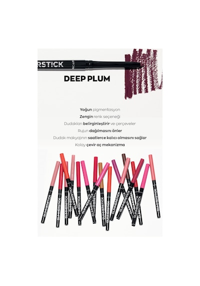 Avon Glimmerstick Dudak Kalemi Deep Plum