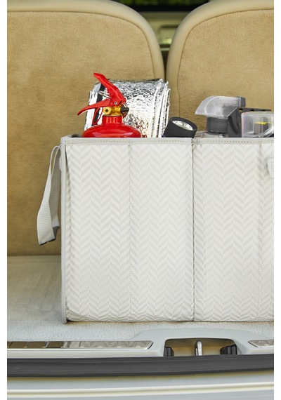 Ocean Home Textile Araç İçi Gri Balıksırtı Bagaj Düzenleyici 31 X 36 X 27 Cm