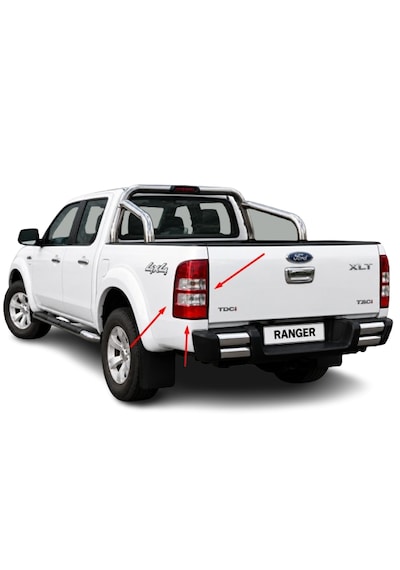 Ford Ranger 2006-2009 Arası Depo Sağ Ve Sol Stop Lambası Takım 6m34-13b504-bb / 6m34-13b505-bb