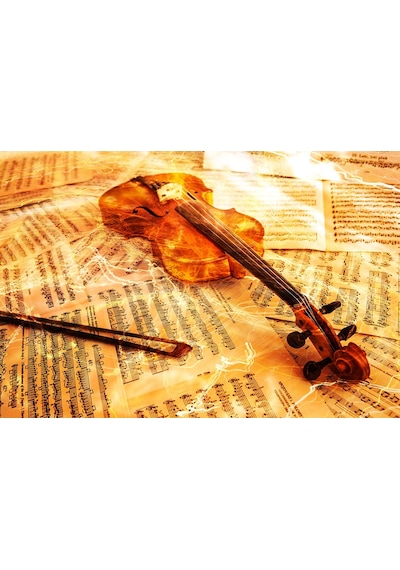 Gitar Ve Müzik Notları Duvar Kağıdı