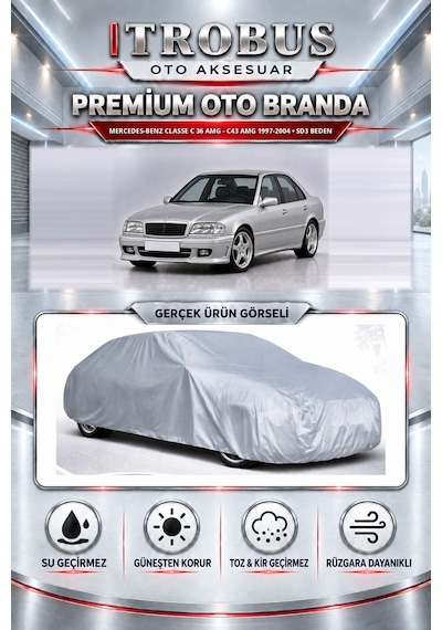 Mercedes-benz Classe C 36 Amg - C43 Amg 1997-2004 Uyumlu Premium Araba Brandası Oto Branda Sd3 Beden