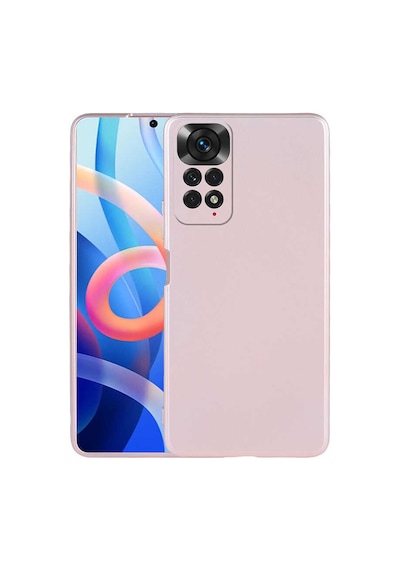 Zore Redmi Note 11 Global Kılıf Nvth Premier Silikon Kapak - Rose Gold