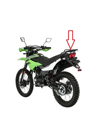 Mondial X-treme 150 200 Arka Port Bagaj Çanta Demiri