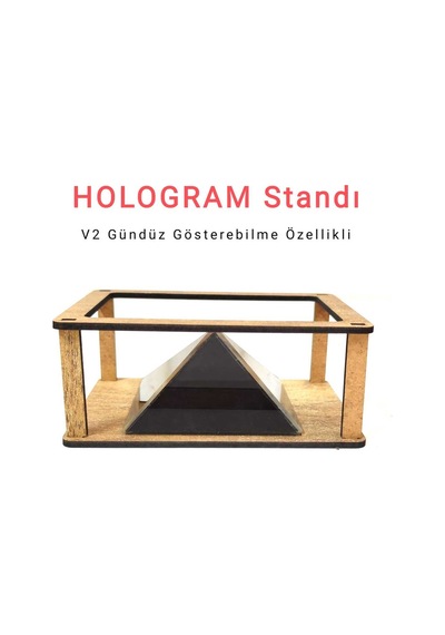 3d Hologram Standı V2 Akıllı Telefon İle Net 360 Görüntü Ekranı