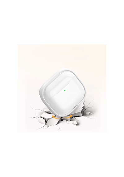 E2m Apple Uyumlu AirPods 4 Crystal Standlı Kılıf Mavi Mavi