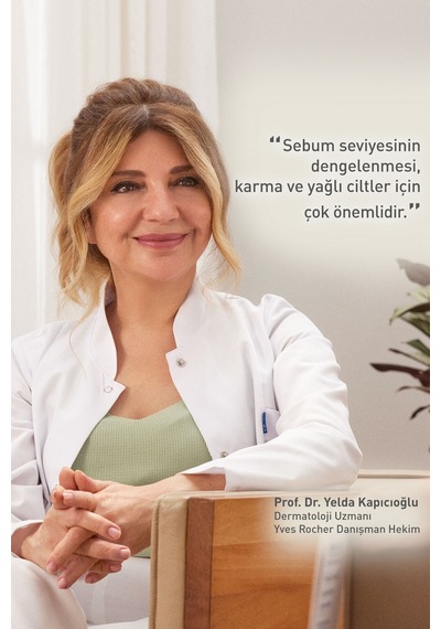 Karma Ve Yağlı Ciltler Için Siyah Nokta Görünümünü Azaltıcı Matlık Sağlayıcı Jel Krem