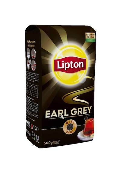 Lipton Earl Grey Bergamot Aromalı Siyah Dökme Çay 500 G