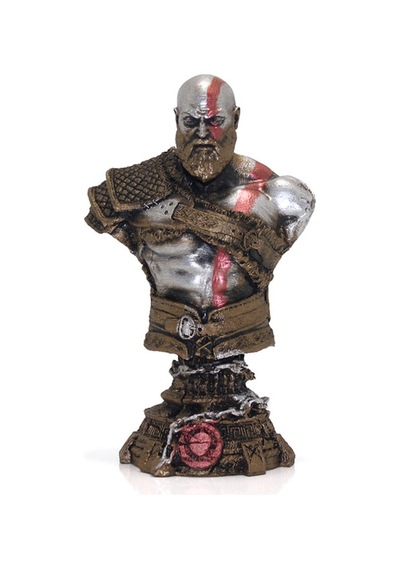 10 Adet Kratos 2 Büst Model 136 Dekoratif Büst Heykeli 18 X 11 Cm Ev Ve Ofis Bust Sculpture 1