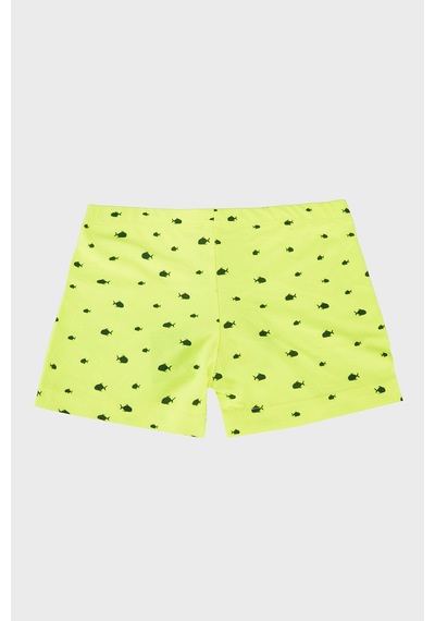 Slipstop Chucky Desenli Lastikli Bel Boxer Mayo Short Erkek Çocuk Mayo Short Sr2631000006 Sarı