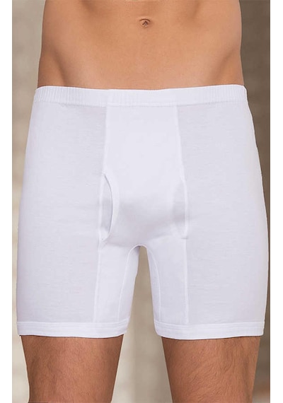 Erkek Lüx Paçalı Pamuk 6 Lı Boxer Berrak-1055 001